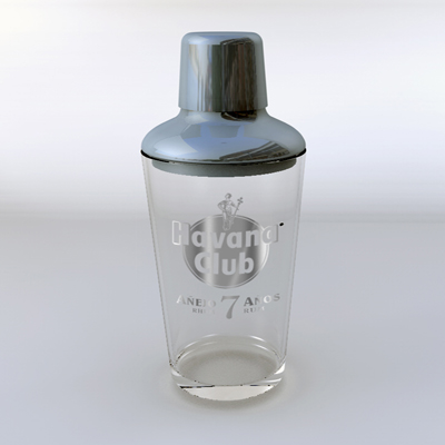 12OZ glass shaker 