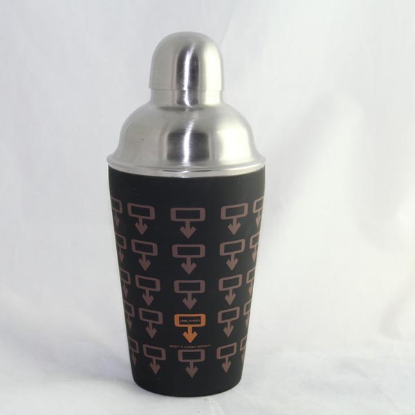 600ml 20OZ SS cocktail shaker with transfer logo - 副本