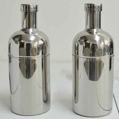 bottle shaped SS cocktail shaker