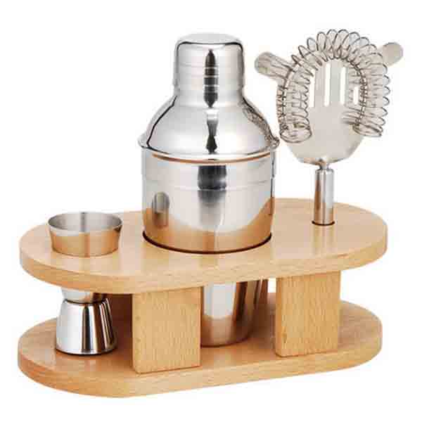 SS cocktail shaker set    