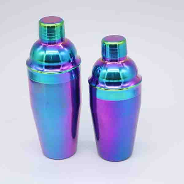 550ml 18OZ SS rubberized cocktail shaker 