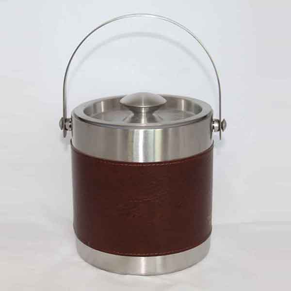 1L-2L-3L SS ice bucket with PU covering